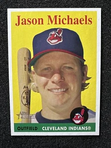 Jason Michaels #170 2007 Topps Heritage QTY Cleveland Indians - Imagen 1 de 2