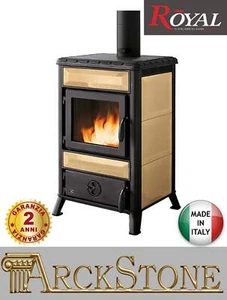 Kaminofen Holz Luft Natürliche Wärme Royal Palazzetti Mary Panna 10,2 kW - Bild 1 von 2