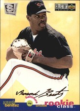 1995 Collector's Choice SE Silver Signature Baseball Card #13 Armando Benitez