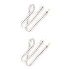 4 Pcs Coat Slide Zipper Metal Zippers For Sewing Double-Side Coil