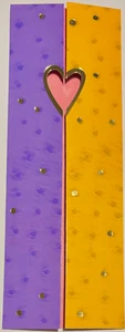 Small Valentine's Day greetings card, Hearts theme, Feb. 14th, brand new - Picture 1 of 2