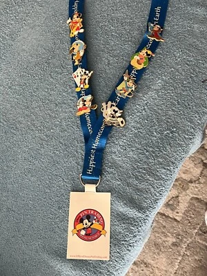 2008 DisneyDeluxe Starter Complete 8 Pin Set & Happiest Place on Earth Lanyard - Image 1 of 3