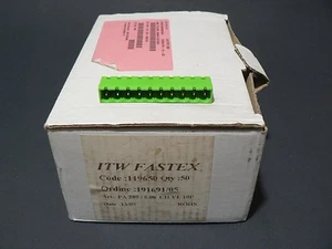 10 STÜCK ITW KLEMMENLEISTE LEISTE PA257/5.08 CH VE 10P GRÜN 10 POSITIONEN ROHS  - Bild 1 von 6