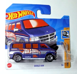 Hot Wheels - Dodge Van - Carta Breve 1:64 - HW 55 RaceTeam 2023 - HKH67 - Foto 1 di 2