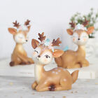  Cake Toppers House Decorations for Home Sika Deer Sculpture Ornament