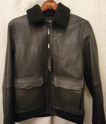 Michael kors leather bomber new with tags size large - Image 1 of 4