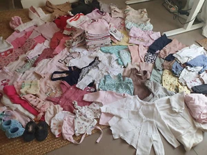 XXL 50 56 Marken Bekleidungspaket Baby Mädchen ca. 128 Teile Frühling Sommer - Bild 1 von 23