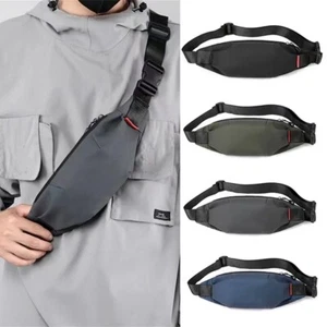 Herren Bauchtasche Gürtel Gürteltasche Crossbody Brust Sling Schultertasche Wasserdicht - Bild 1 von 15