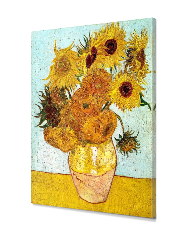 DECORARTS Twelve Sunflowers by Van Gogh Canvas Art Print Home Gallery Wall Decor