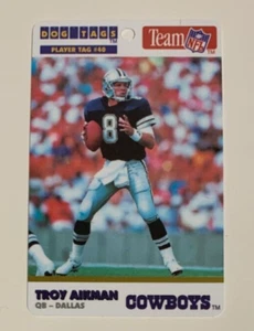 NFL TROY AIKMAN Dallas Cowboys 1992 Team NFL Dog Tags #40 - Foto 1 di 3