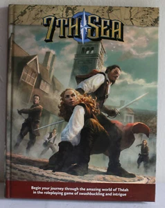 7th Sea - Libro de reglas - John Wicks - Mesa de juego de rol - Imagen 1 de 2