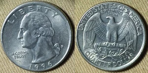 Error :1996P Quarter Broadstruck IREC2446 - Picture 1 of 1