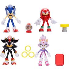 Boneco Sonic Vermelho Brinquedo Articulado Figuras Em Ação Collection 23 cm  Caixa Original Coleção