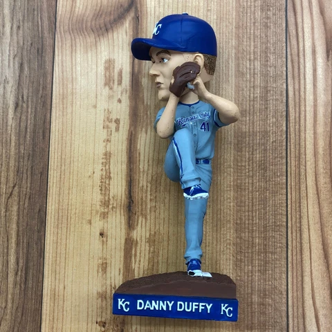 BDA Kansas City Royals Danny Duffy Single Game Ks Record Bobblehead Cover