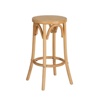 Artiss Bar Stool Wooden Stool Counter Chair Kitchen Barstools Rattan Seat - Picture 1 of 6