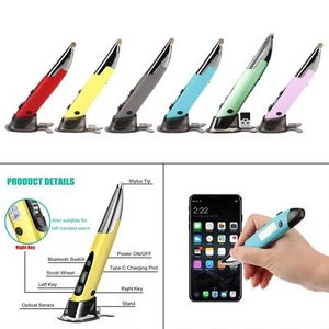 2.4G Adjustable Handwriting Wireless Mouse Pen Home Pocket Rechargeable Pen - Picture 1 of 29