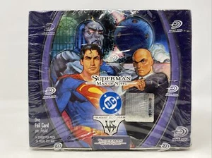 VS System - DC Man of Steel Booster Box SEALED UPPER DECK  - Picture 1 of 6