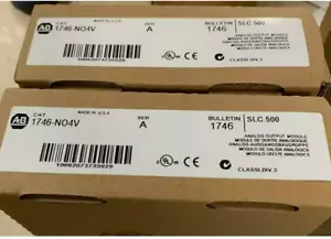 Nuevo módulo de salida analógica AB 1746-NO4V SER A SLC 500 PLC sellado de fábrica AB - Imagen 1 de 3