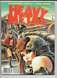 Heavy Metal Magazine March 1989 Newsstand Ed. Ortiz Gimenez Royo VF 1977 Series - Picture 1 of 6