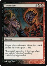 Tyrannize NM Shadowmoor MTG Magic The Gathering English Card