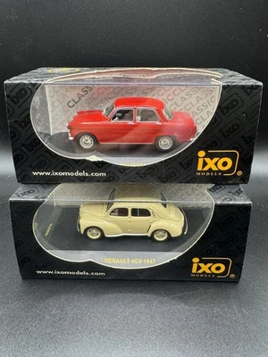 ALFA ROMEO GIULIETTA BERLINA 1956  e RENAULT 1947 4cv IXO   1:43 - Immagine 1 di 4