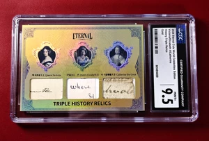 2024 Eternal Cuts Triple History Relics Gold Catherine the Great 08/10 CGC 9.5 - Picture 1 of 2