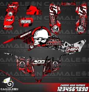 LTZ 400 Suzuki Wrap Graphics Stickers kit Decals ATV Quad 2003-2008 KFX 400 - Picture 1 of 1