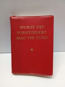 Words Of Chairman Mao Tse Tung (German translation) 1968 pocket size book - Picture 1 of 3