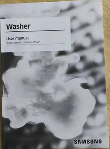 Samsung Washer Manual/Book Instruction WA45M3100A* / WA45N3050A(New Original) - Picture 1 of 2