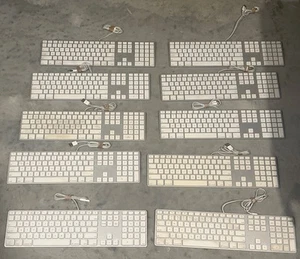 Clavier filaire Apple, 2 ports USB, A1243, 10 claviers au total vendus séparément - Photo 1/6