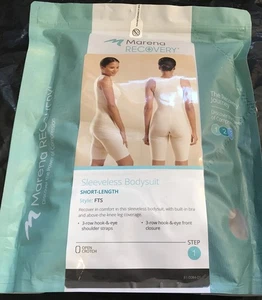 Body smanicato Marena Recovery Step 1 extra large nero - Foto 1 di 7