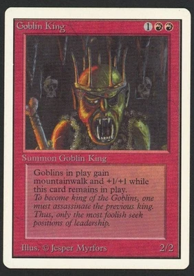 ***Unlimited Goblin King*** MTG Unlimited Kid Icarus - Image 1 of 2