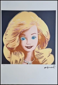 ANDY WARHOL * Barbie * 57 x 38 cm * signed lithograph * limited # 40/100 - Bild 1 von 10