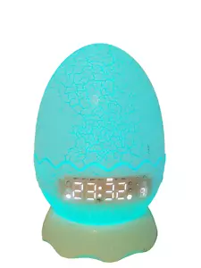 Unique Dragon Egg Alarm Clock/night Light/lullaby White Noise/bluetooth Speaker - Picture 1 of 19