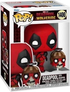 Funko Marvel Deadpool 3 - Deadpool con Headpool Pop figura de vinilo #1400 - Imagen 1 de 2