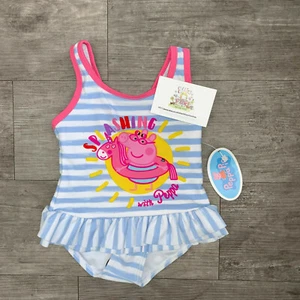 Swimsuit Peppa Pig Girls Swimming Costume Summer Baby Nutmeg Toddler Frilly