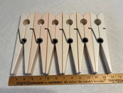 Pin de ropa beige Jumbo 6pk.    BB30 Foto 1 de 3