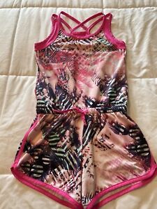 New Girl’s Girls Size 6 / 6X Small S Athletic Works Cute Romper Jumper Outfit