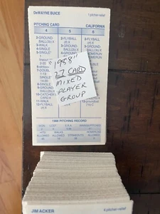 1988 Strat-O - Matic Baseball Karten Set - Bild 1 von 6