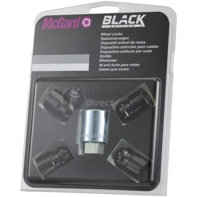 Tuercas de bloqueo McGard negras para Dodge RAM 1500 [Mk2] 94-02 en ruedas de repuesto Foto 1 de 2