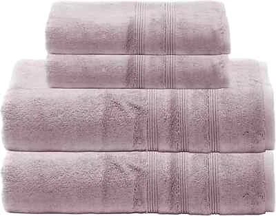 2 Pack Oversize Bamboo Cotton Bath Towels Premium Ultra Soft Absorbent Towel - Image 1 of 4