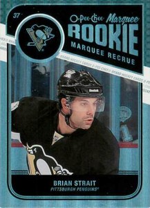 BRIAN STRAIT 2011-12 O-Pee-Chee RAINBOW MARQUEE ROOKIE RC #558 Penguins
