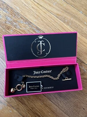 Pulsera Juicy Couture Cadena B RN 52002 Nueva Mujer Muñeca Nueva con Etiquetas Caja Rosa Foto 1 de 4