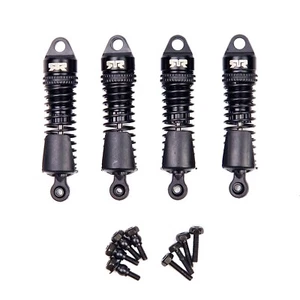 ARRMA Mojave GROM 4pcs Gunmetal Aluminum Shocks Absorbers Set Oil Filled Upgrade - Picture 1 of 3