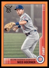 2021 Big League Base Orange #131 Nico Hoerner - Chicago Cubs