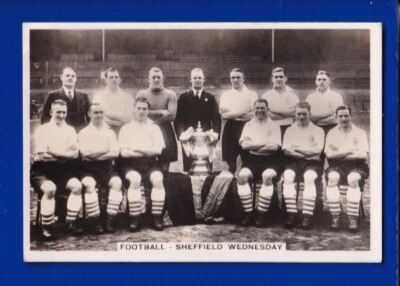 SHEFFIELD WEDNESDAY 1935 J A PATTREIOUX Sporting Events & Stars #5 FOOTBALL VGEX - Image 1 of 2