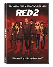 RED 2 DVD THE MOVIE Bruce Willis , Mary-Louise Parker , Anthony Hopkins PART TWO