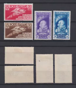 ITALIEN 1935 Luftfahrtsalon neuwertig * Sc.345-348 (Sa.384/387) - Bild 1 von 1