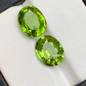 Vivid Green Natural Peridot Loose Gemstones 7.20 Ct Oval Cushion Cut Jewelry - Picture 1 of 11