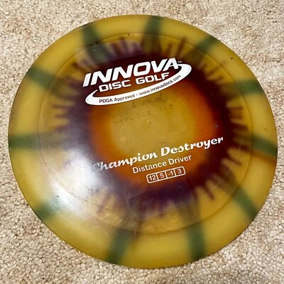 Innova I-Dye Tie Dye Champion Destroyer. 166g. Distance Driver Disc Golf - Image 1 of 2